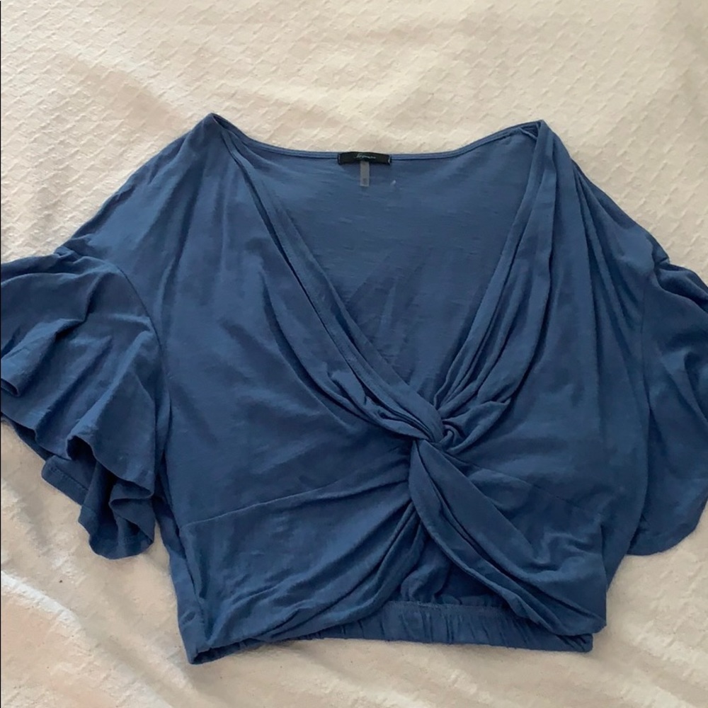 Mid length shirt.